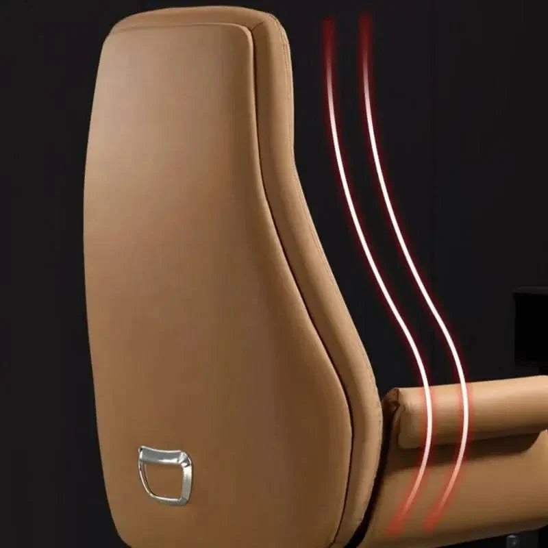 Comfortable Adjustable Executive Leather Office Chair – Modern Swivel Ergonomic Design