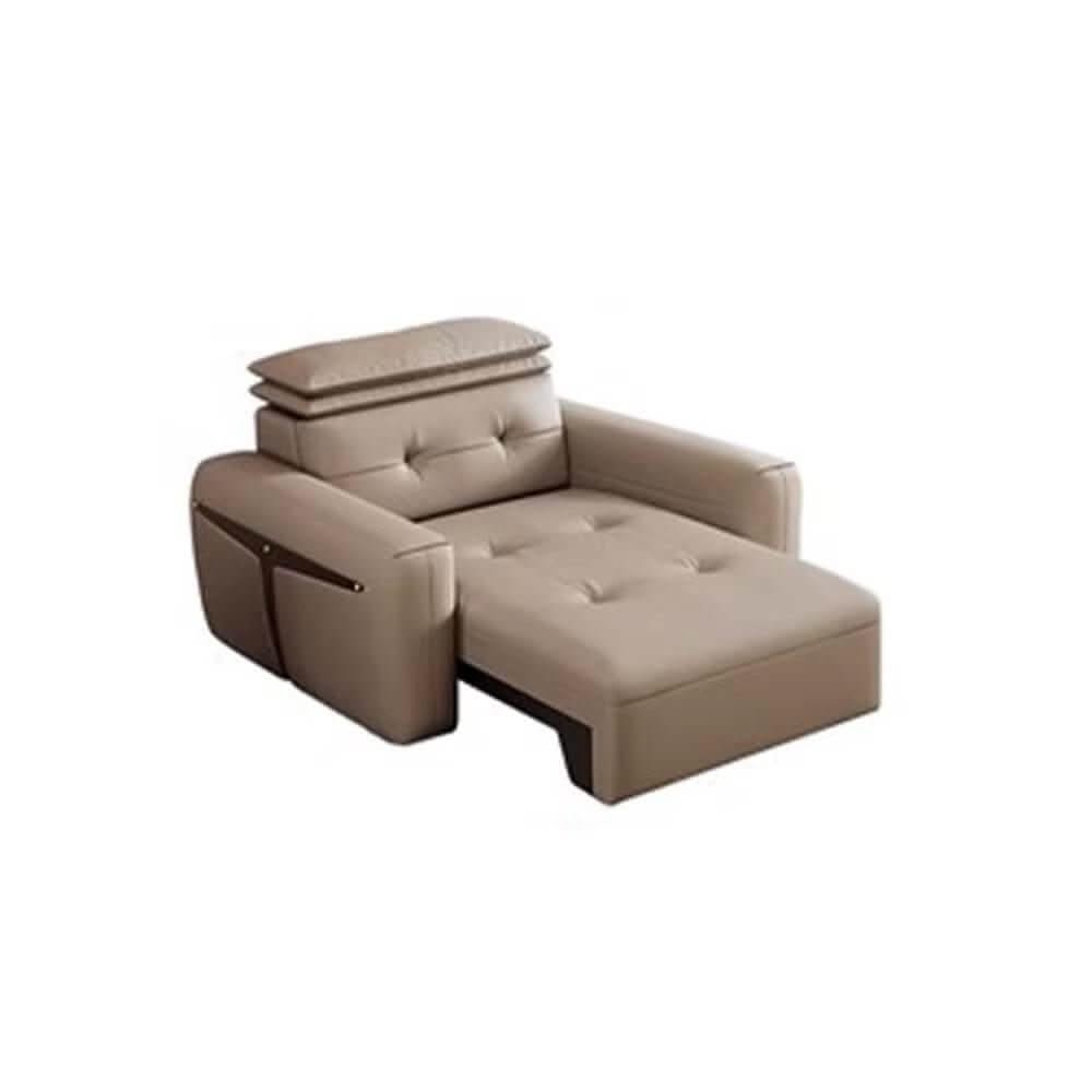 Convertible Sofa Bed – Multifunctional Leather Sofa Set, 2-in-1 Design
