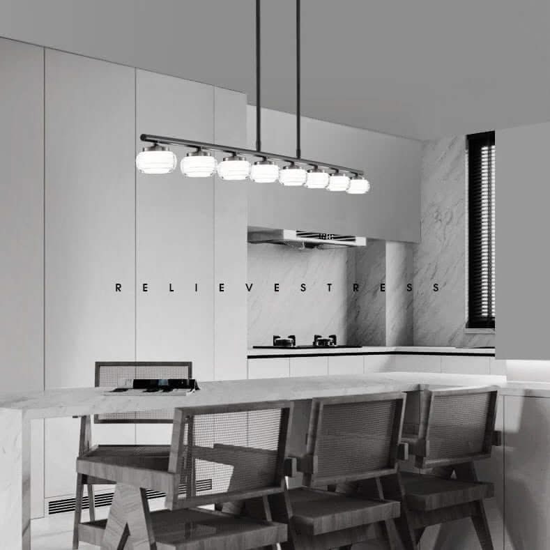 Copper Strip Creative LED Bar Hanging Light for Kitchen Island