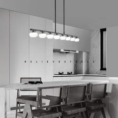 Copper Strip Creative LED Bar Hanging Light for Kitchen Island