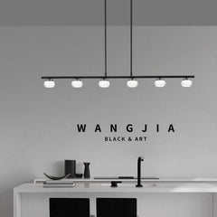 Copper Strip Creative LED Bar Hanging Light for Kitchen Island