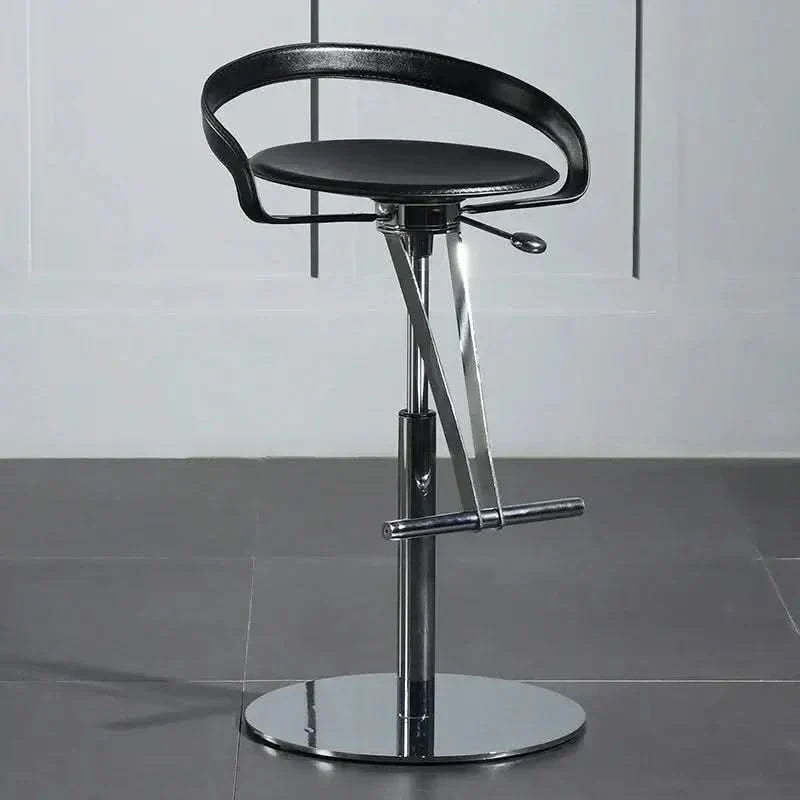 Counter Ergonomic Swivel Bar Chair for Kitchen Island – Brown, Black, Red, White & Mud