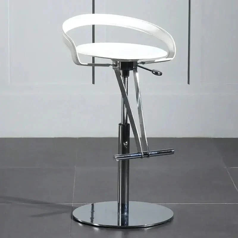 Counter Ergonomic Swivel Bar Chair for Kitchen Island – Brown, Black, Red, White & Mud