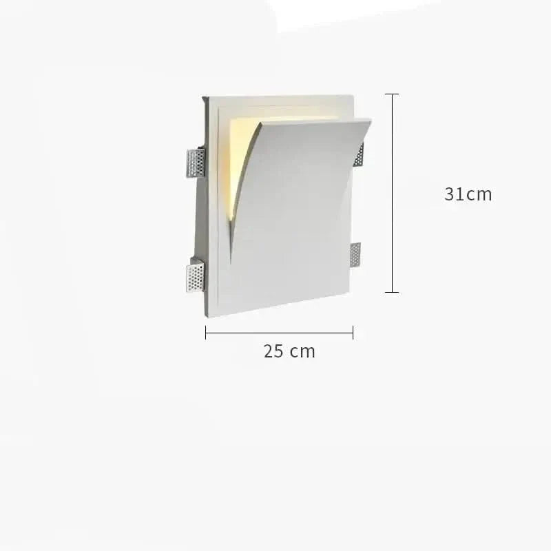 Creative Minimalistic Edge Wall Light - Pack of 2