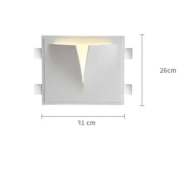 Creative Minimalistic Edge Wall Light - Pack of 2