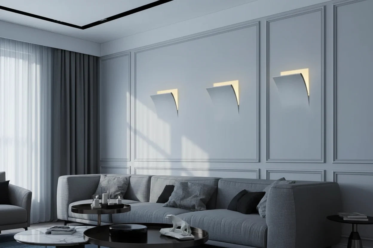Creative Minimalistic Wall Light - Pack of 2