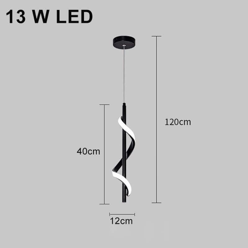 Creative Modern LED Pendant Lamp – PVC Cord Pendant for Dining Room, Kitchen & Bedroom