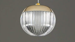 Crystal Ball Staircase Chandelier – Luxury LED Pendant, 1 to 30 Lights, 3 Colour Modes