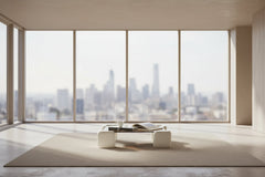 Crystal Clear Pine Wood Square Coffee Table – Toughened Glass Top, 80x80cm, Artistic