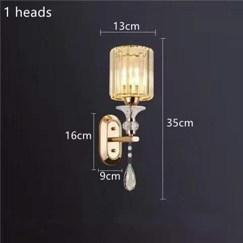 Crystal Cylinders LED Chandelier – Modern Luxury Dimmable Ceiling Light