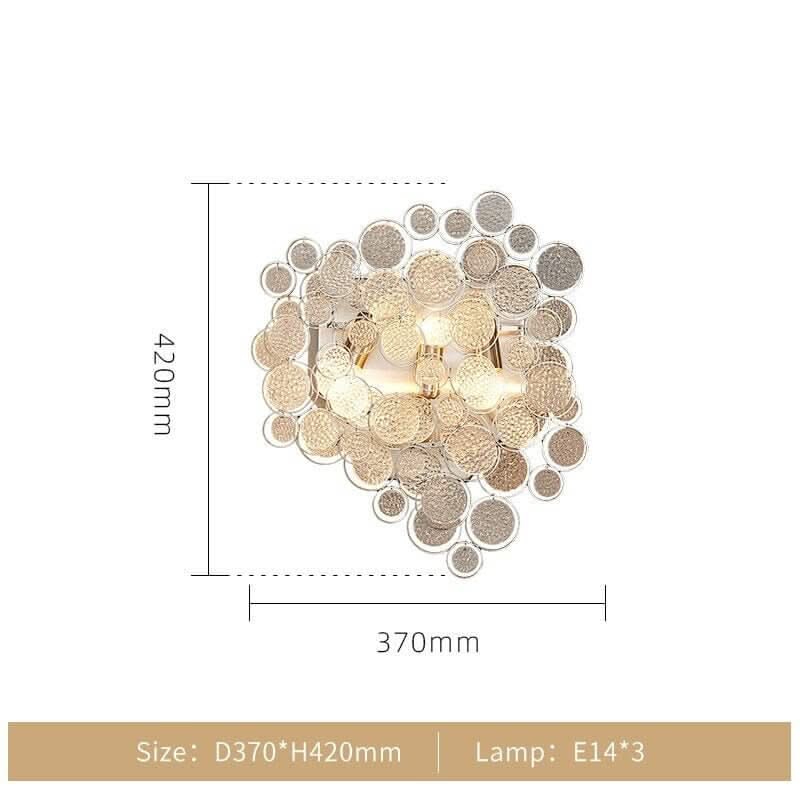 Crystal Glass Chandelier – Luxury Ceiling Light in 6 Sizes