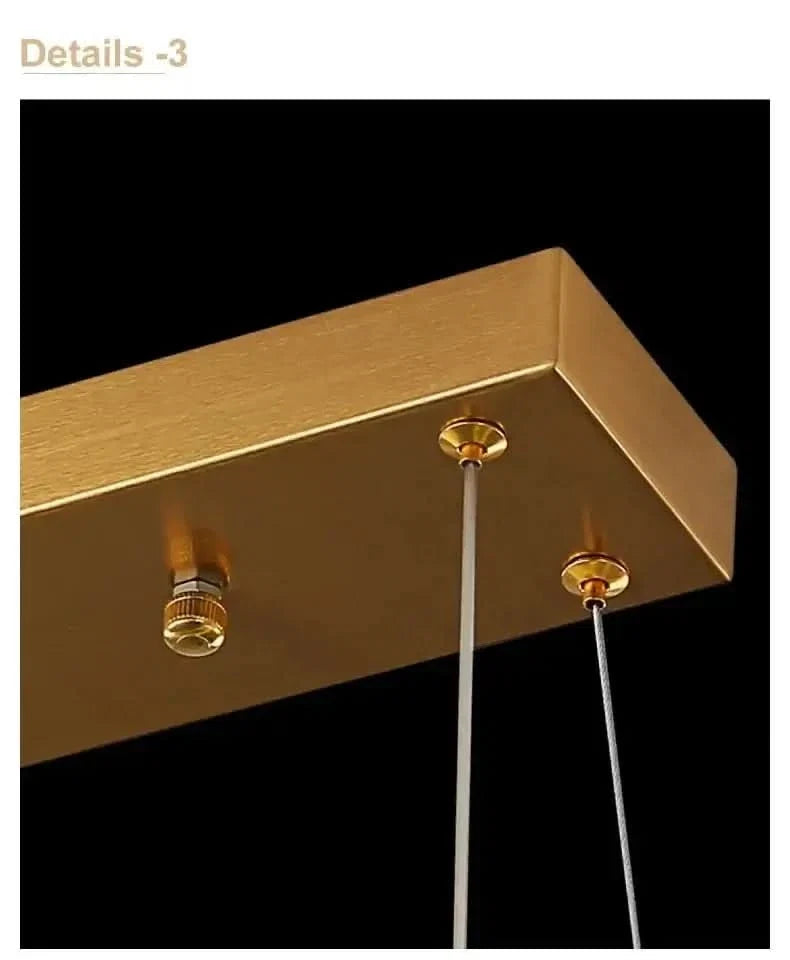 Crystal Slope Pendant Kitchen Island Light – 90cm & 120cm, Dimmable