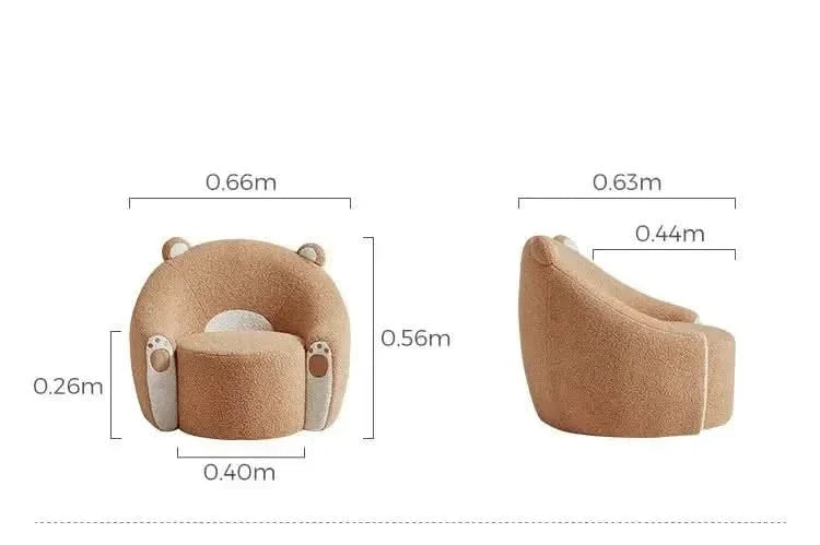 Cuddle Bear Kids Sofa – Playful Soft Seating for Little Ones