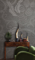 Dark Gray Scones Shadow Wallpaper Mural
