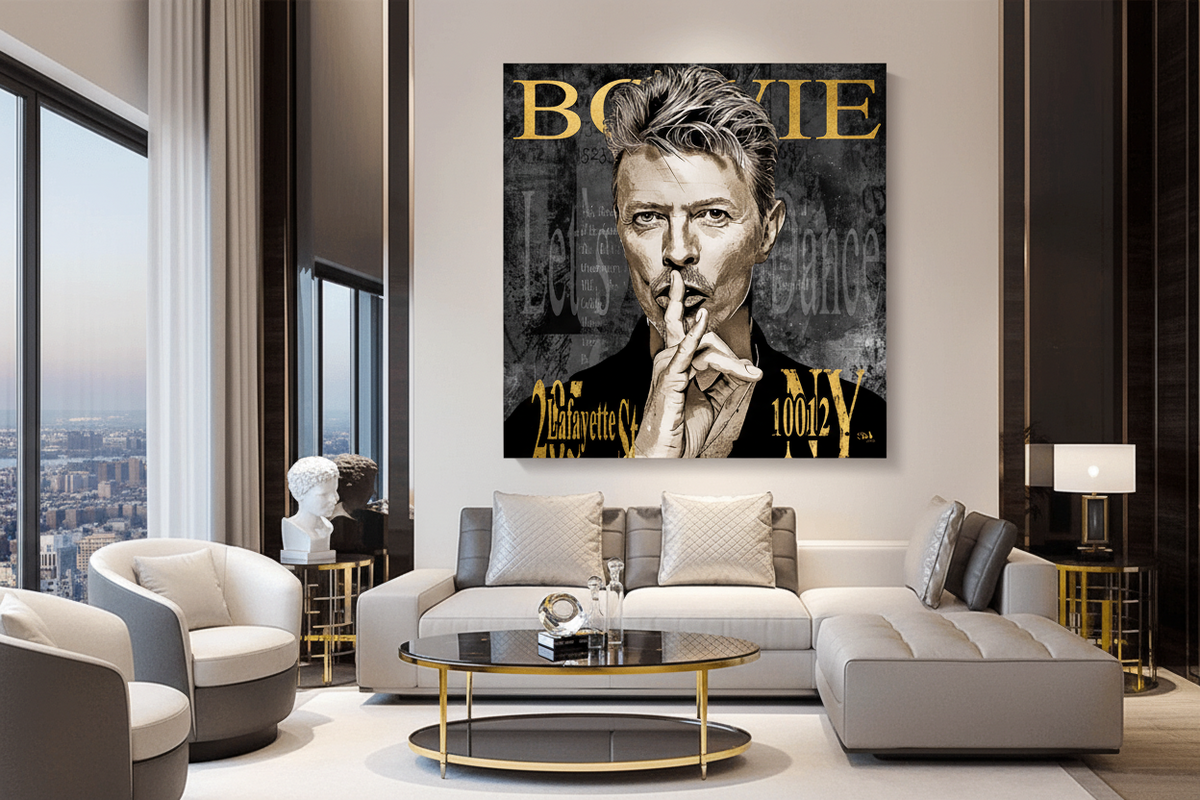 David Bowie Singer Canvas Wall Art