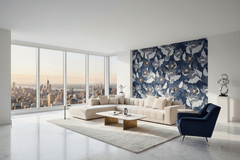 Deep Floral Bliss Wallpaper Mural