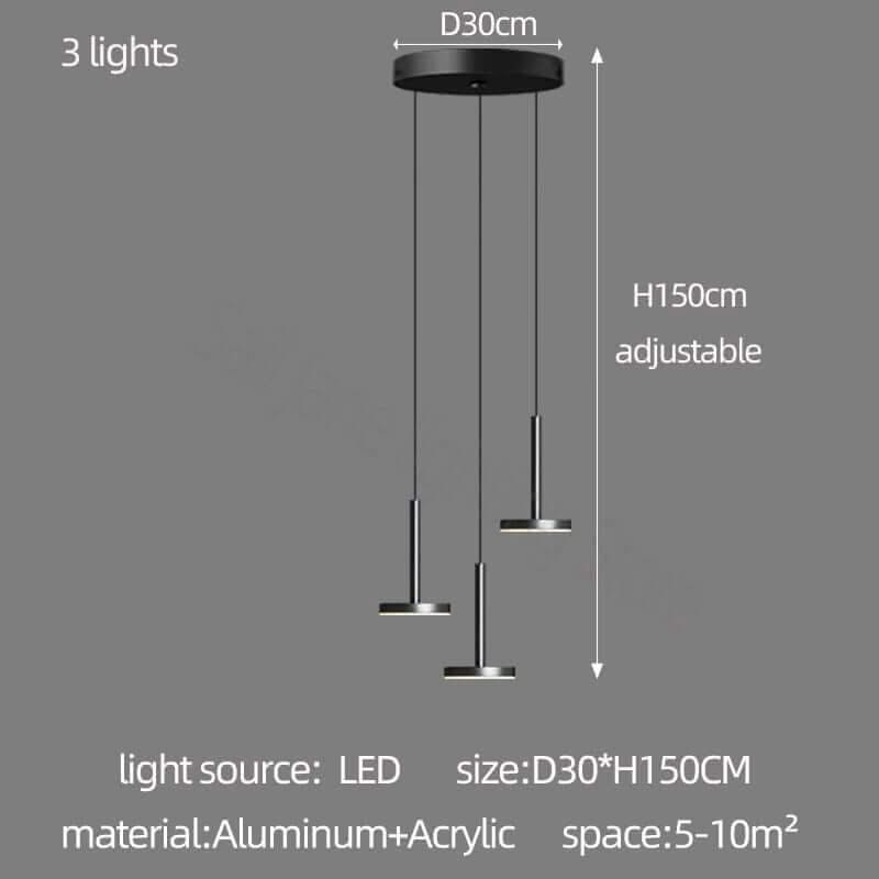 Designer Arc Luxury Staircase Chandelier – Gold or Black, 2 to 22 Lights, LED Pendant
