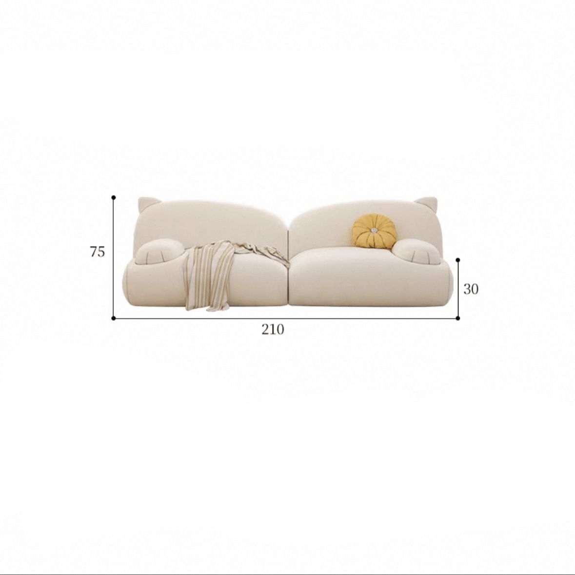 Designer Cat Design Italian Sofa Set