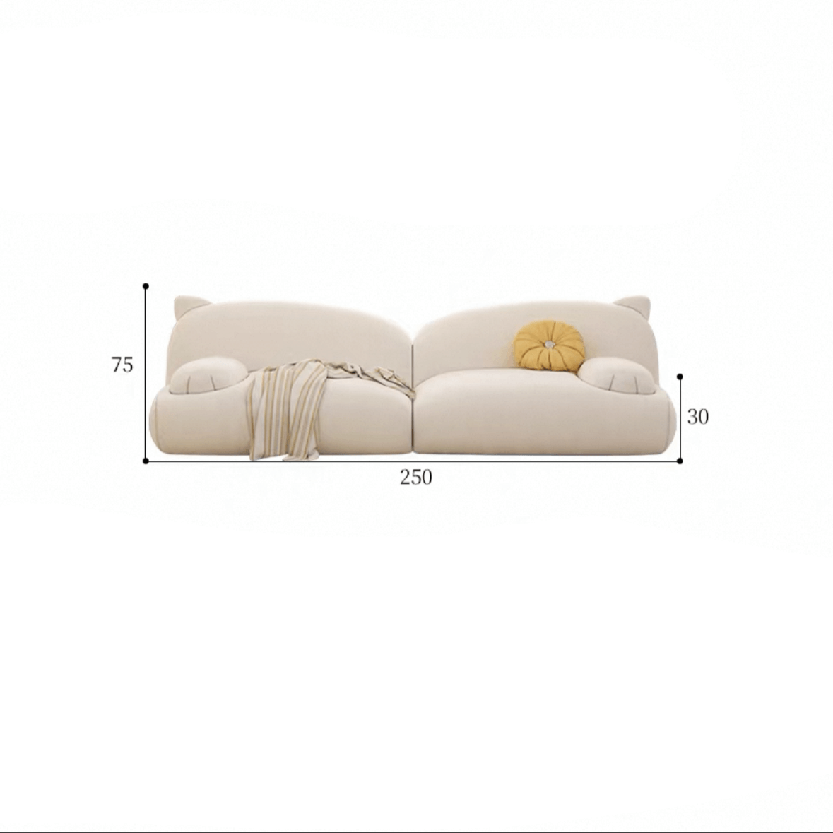 Designer Cat Design Italian Sofa Set