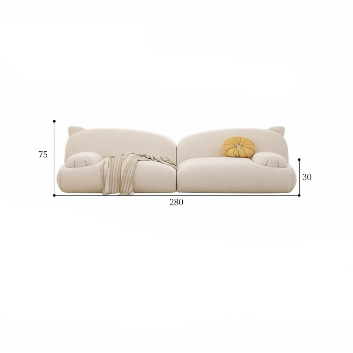 Designer Cat Design Italian Sofa Set