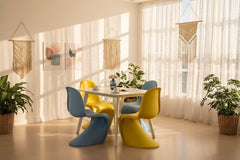 Designer Curve Chair – 8 Colours, 85cm Height, Dining, Accent & Office Use