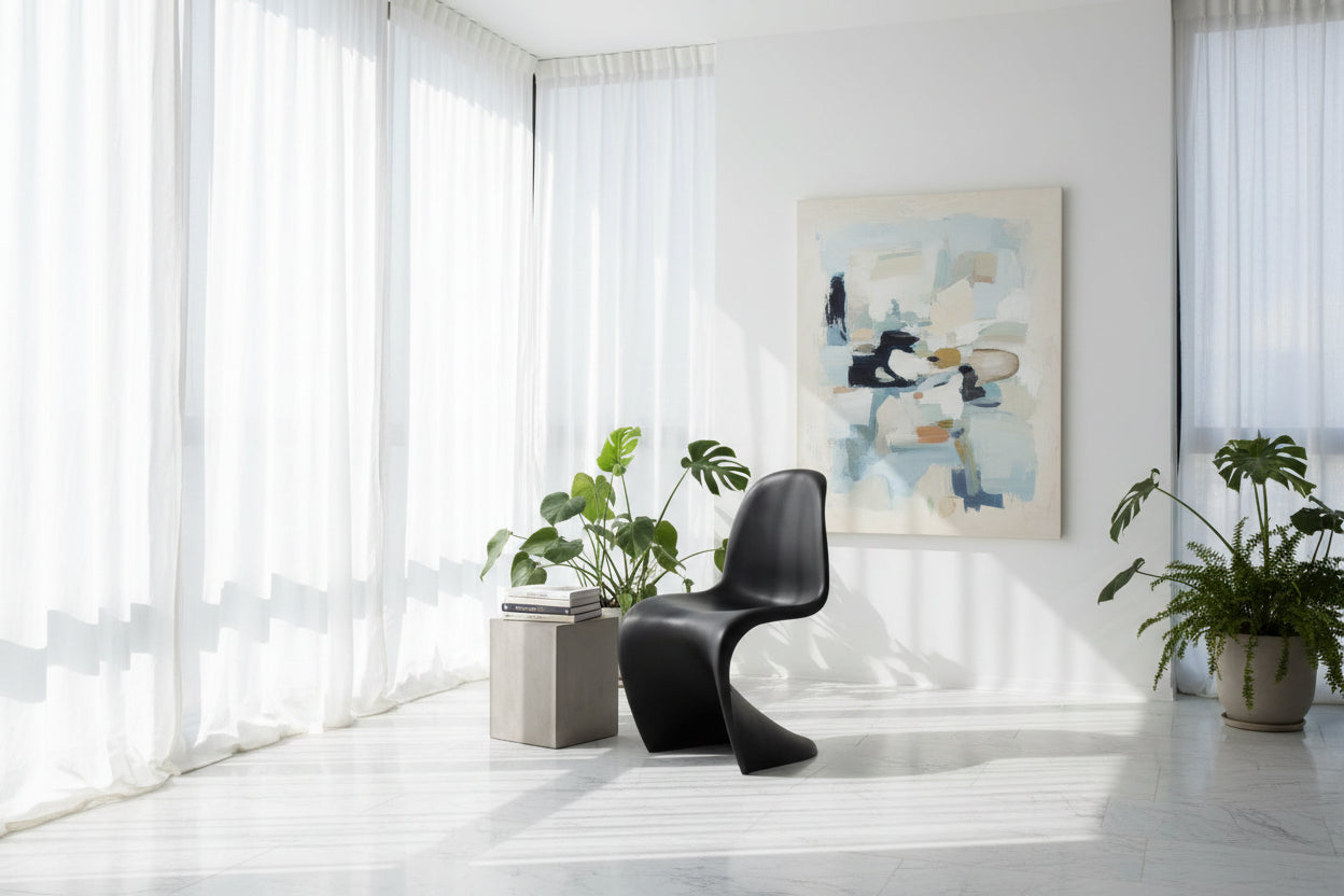 Designer Curve Chair – 8 Colours, 85cm Height, Dining, Accent & Office Use