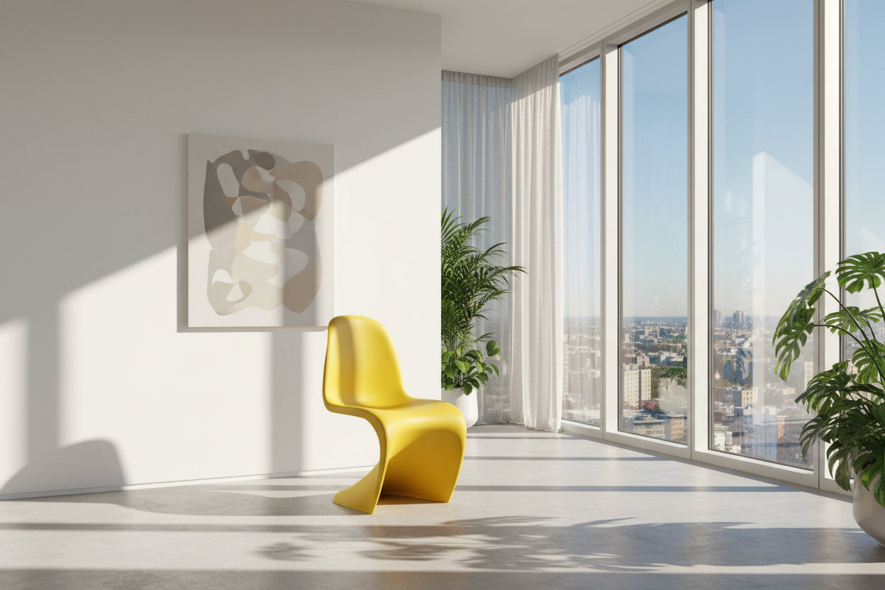 Designer Curve Chair – 8 Colours, 85cm Height, Dining, Accent & Office Use