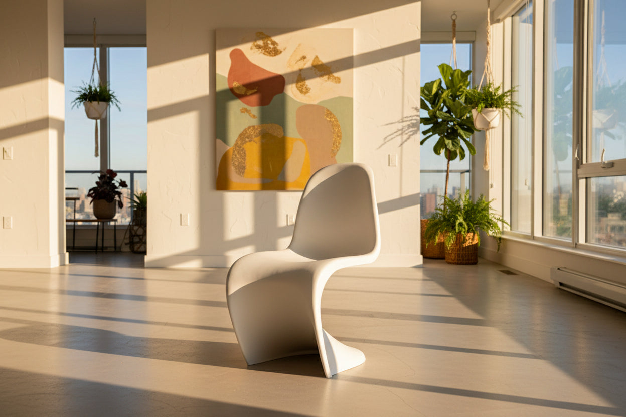 Designer Curve Chair – 8 Colours, 85cm Height, Dining, Accent & Office Use