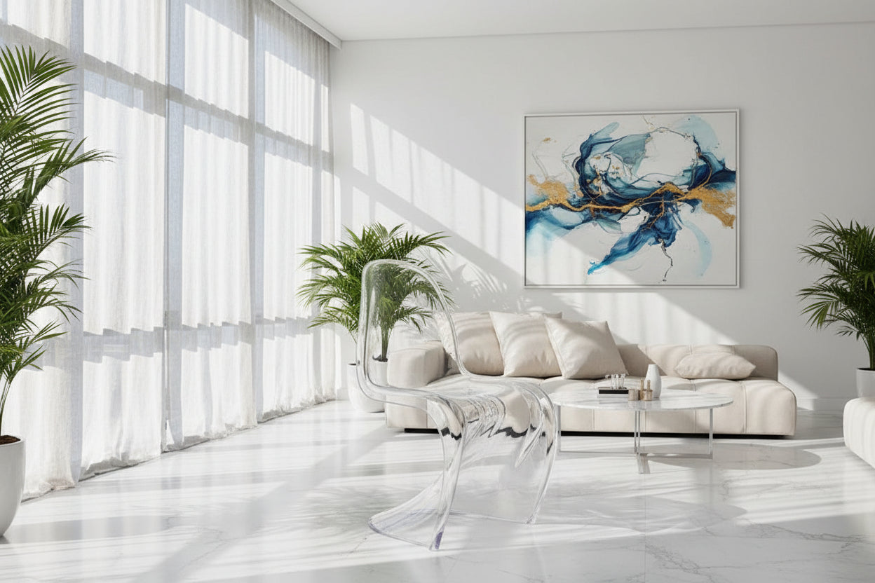 Designer Curve Chair – 8 Colours, 85cm Height, Dining, Accent & Office Use