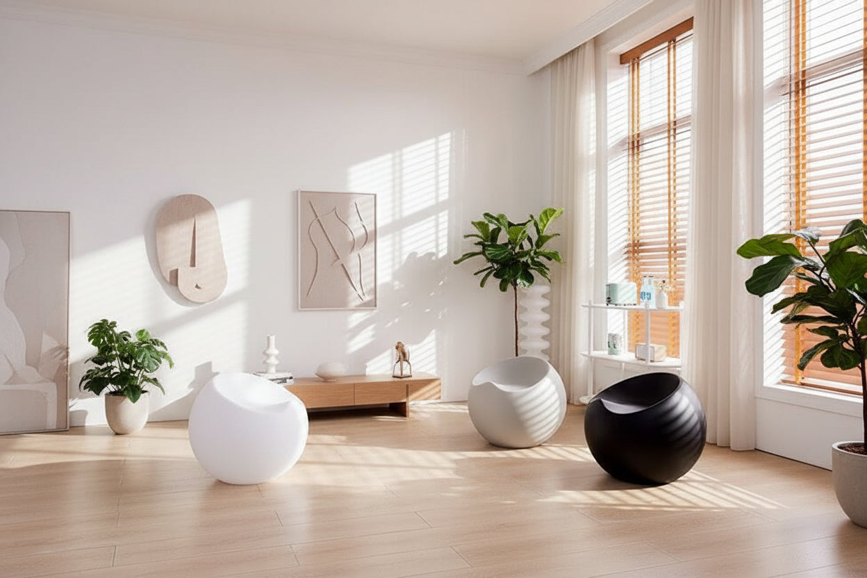 Designer Cup Chair – 10 Colour Options, Ergonomic, Indoor & Outdoor