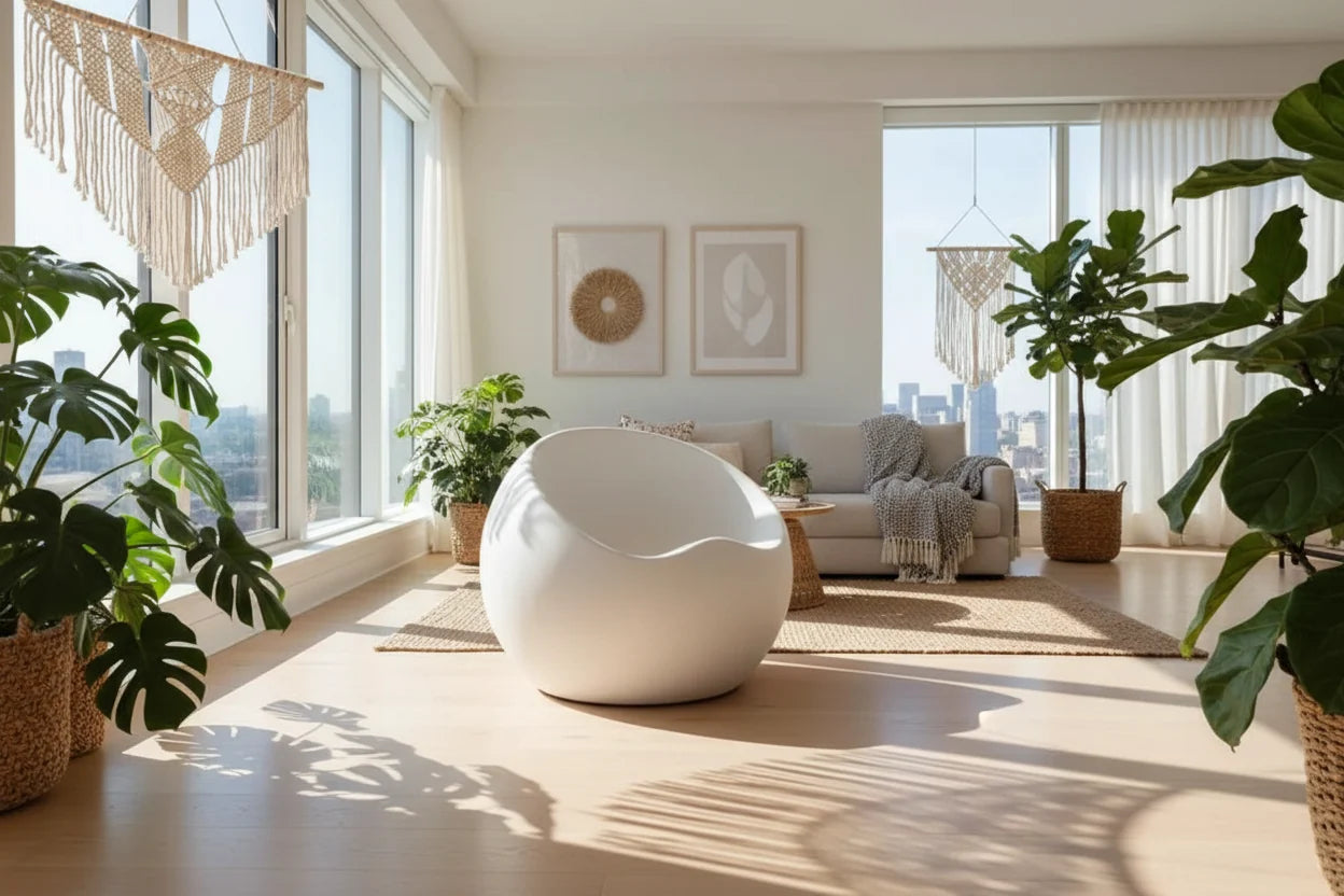 Designer Cup Chair – 10 Colour Options, Ergonomic, Indoor & Outdoor