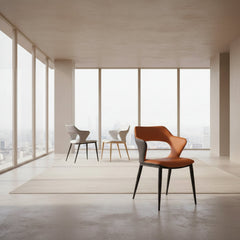 Designer Dining Curve Chairs - Finest Dining Decor