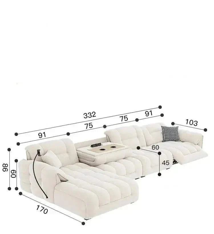 Designer Divano Fancy Electric Sofa Set