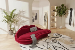 Designer Lips Sofa Set | Luxury Velvet Sofa – Premium Collection