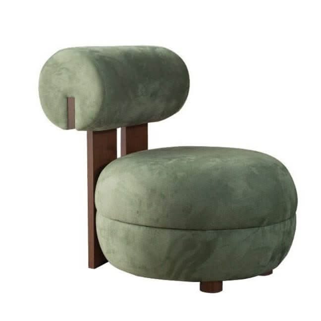 Designer Lounge Chair with Back Support Pillow – 4 Style Options, Lumbar Support