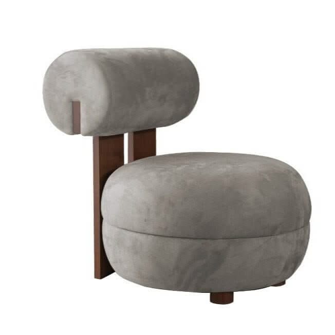Designer Lounge Chair with Back Support Pillow – 4 Style Options, Lumbar Support