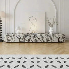 Designer Marble Pattern TV Stands for Living Room