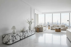 Designer Marble Pattern TV Stands for Living Room