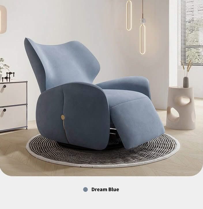 Designer Recliner Chair – Swivel, Rock & Recline, 5 Colours, 98cm Height