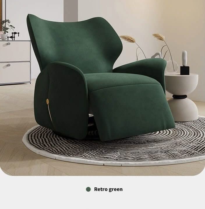 Designer Recliner Chair – Swivel, Rock & Recline, 5 Colours, 98cm Height