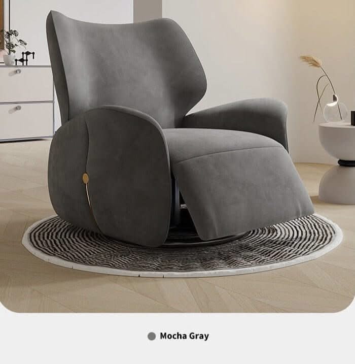Designer Recliner Chair – Swivel, Rock & Recline, 5 Colours, 98cm Height
