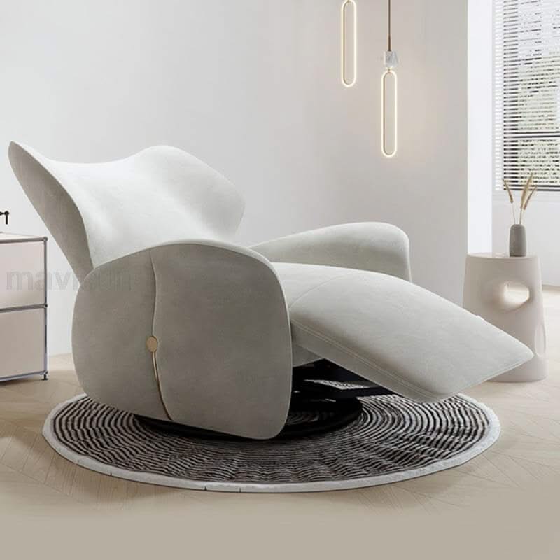 Designer Recliner Chair – Swivel, Rock & Recline, 5 Colours, 98cm Height