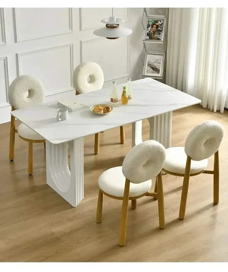 Designer Slate Dining Table Set – Lasting Durability