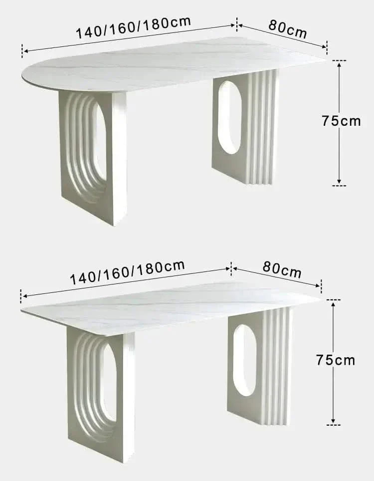 Designer Slate Dining Table Set – Lasting Durability