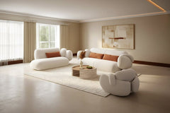 Designer Soft Big Bank Sofa Set – Multi-Size, Plush Cushions, Luxury Living Room