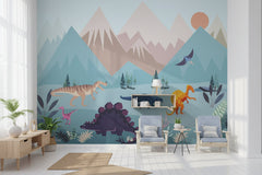 Dino Dreamland Wallpaper Mural