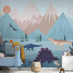Dino Dreamland Wallpaper Mural