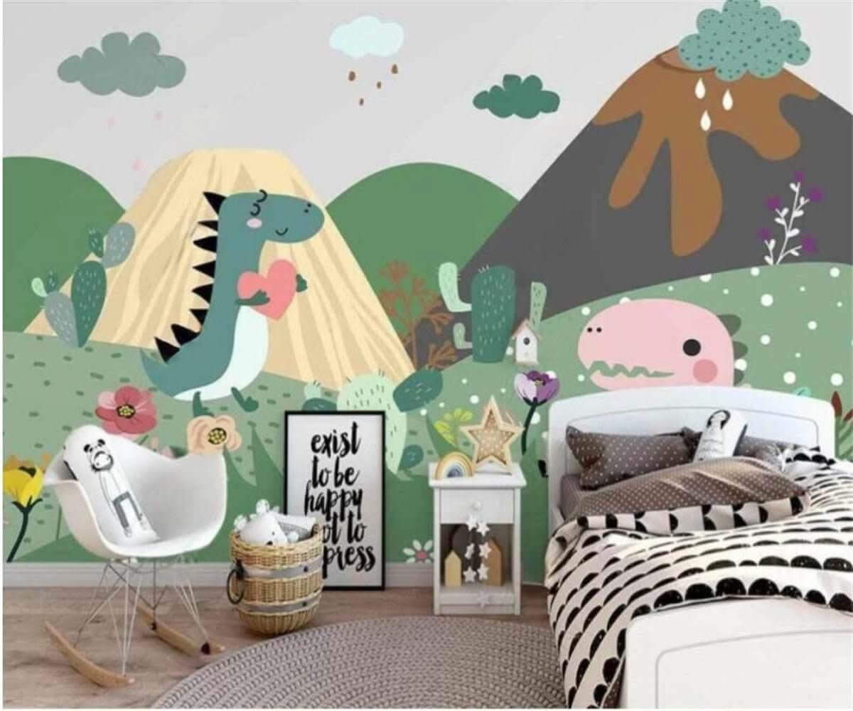 DinoLand Adventure Dinosaur Wallpaper Mural