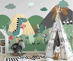 DinoLand Adventure Dinosaur Wallpaper Mural