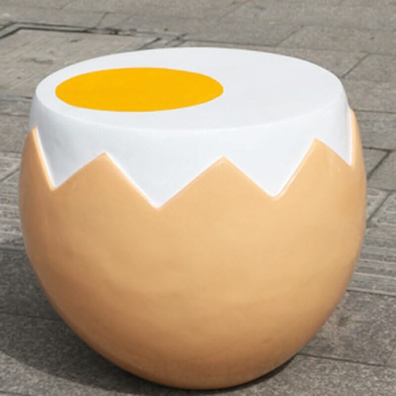 Egg Style Sofa Stool – Center Table (60x60x52cm) or Chair